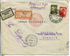 3726 Russia SOVIET Union AIRMAIL Moscow Cancel 1934 R-cover Via Germany Berlin Zentralflughafen To Basel Switerland Pmk - Covers & Documents