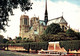 6737 PARIS  Notre Dame Sur Le Petit Bras De La Seine Vue Du Quai Montebello    (scan Recto-verso) - Kerken