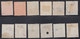 Spain - 1870 - 1m-12c - Yv. 102-113 - Used - Gebraucht