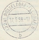 DENMARK 1959 First Flight SAS First Caravelle Jet Flight COPENHAGEN - DÜSSELDORF - Airmail