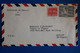 L9 CUBA  BELLE LETTRE 1960  AMBASSADE DE FRANCE  POUR DETROIT USA + AFFRANCH. INTERESSANT - Storia Postale