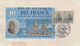 FRANCE: PAIRE DU 5 F . TYPE PETAIN . AVEC BON DE SOLIDARITE DIX FRANCS . OBL . " SALON DE LA MARINE " . 1943 . - Covers & Documents