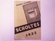 GP 2021 - 80  CATALOGUE  1935  CUISINIERES SCHOLTES  -  20 Pages Format  14 X 20,5 Cm Bien Illustrées.  XXX - Non Classés