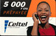 CONGO  -  Prepaid  - Celtel  -  Woman  -  5 000 CFA - Kongo