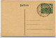 SAARGEBIET P15  Postkarte ZUDRUCK PHILATELISTENTAG Sost.1924  Kat. 50,00 € - Postwaardestukken