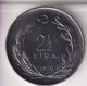 2,5 Lira Turquie / Turkey 1970 FAO Ataturk - Turkije