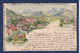 CPA Suisse Helvétia Schweiz Svizzera Circulé En 1897 Litho Quellenof - Autres & Non Classés