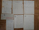 BEDARIEUX (HERAULT) - LOT DE 19 DOCUMENTS DONT ENTETES PUBLITAIRES ET ACTES NOTARIES - Documents Historiques