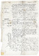 1862 DIEPPE - PROTET PAR EUGENE DENISE HUISSIER POUR LEMAITRE CONTRE SUREAU (DIRECTEUR DU TELEGRAPHE ELECTRIQUE) - Documents Historiques