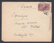 1916. RUSSIA. 2 Ex 5 KOP Perforated On Cover To Denmark Cancelled 25 FEB 1916 And At ... () - JF369104 - Storia Postale