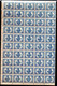 97.SWEDEN.1887-8 STOCKHOLM LOCAL POST 1 ORE SHEET OF 100,FOLDED IN THE MIDDLE,MNH,VERY FEW PERF.SPLIT - Emissions Locales