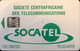 REPUBLIQUE CENTRAFRICAINE  -  Phonecard  -  SOCATEL -  120 Unités (verte) - SC 5 An - Centrafricaine (République)