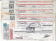 1957 1958 CALASPARRA MURCIA ESPAGNE - JUAN DEL AMOR GARICIA - MAQUINARIA CINEMATOGRAFICA - LOT DE 6 CHEQUES? BILLETS - Cheques En Traveller's Cheques