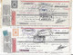 1957 1958 CALASPARRA MURCIA ESPAGNE - JUAN DEL AMOR GARICIA - MAQUINARIA CINEMATOGRAFICA - LOT DE 6 CHEQUES? BILLETS - Assegni & Assegni Di Viaggio