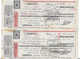 1957 1958 CALASPARRA MURCIA ESPAGNE - JUAN DEL AMOR GARICIA - MAQUINARIA CINEMATOGRAFICA - LOT DE 6 CHEQUES? BILLETS - Cheques En Traveller's Cheques