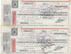 Delcampe - 1957 1958 CALASPARRA MURCIA ESPAGNE - JUAN DEL AMOR GARICIA - MAQUINARIA CINEMATOGRAFICA - LOT DE 6 CHEQUES? BILLETS - Assegni & Assegni Di Viaggio