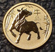 5 Dollars 2021 Australia  - Year Of The Ox - 1/20 Oz GOLD - Sammlungen