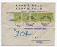 1920 YUGOSLAVIA,JUDAICA,MACEDONIA,SKOPJE TO ZURICH,ARON H. NOAH,COMPANY'S HEADED COVER - Briefe U. Dokumente