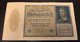 WW2 Germany Nazi Propaganda FORGERY Overprint On Genuine 10,000 Mark 1922 "Vampire" Banknote VF- - Other & Unclassified