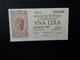 ITALIE * : 1 LIRA   23.11.1944   CI 5 BS 8 ** / P 29b     SUP+ à Presque SPL *** - Italië – 1 Lira