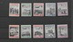 1940 MNH Greece Airmail 437-446 Postfris** - Unused Stamps