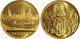 ALEMANIA. MEDALLA DEDICADA A LA CIUDAD DE DRESDEN. BRONCE DORADO. GERMAN MEDAL - Profesionales/De Sociedad