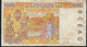 W.A.S. SENEGAL P711Kl 1000 FRANCS (20)02 Signature 31  VF      FOLDS ,NO P.h. - West African States