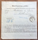 SVERIGE - POSTANVISNING CON 5+20 Ore FROM WISBY 2/6/1888 TO STOCKHOLM - 1885-1911 Oscar II