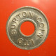 074-1 Hayes, New Number  Burt-2 White Metal/Brass 18.5mm BURTON COIN LTD - British Machine Token - Profesionales/De Sociedad