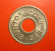 074-1 Hayes, New Number  Burt-2 White Metal/Brass 18.5mm BURTON COIN LTD - British Machine Token - Professionals/Firms