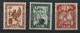 SARRE / SAAR N° 258 à 260 Neufs ** (MNH) Cote 39,70 € TB. - Ungebraucht