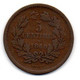 Luxembourg 5 Centimes 1860 TB - Lussemburgo