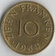 Pièce De Monnaie  10 Franken 1954 - Andere & Zonder Classificatie