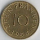 Pièce De Monnaie  10 Franken 1954 - Other & Unclassified