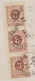Sweden Uprated Postal Stationery Ganzsache Bahnpost PKXP. No. 68 1893 FRESNO United States ERROR Variety 'Open Ornament' - Errors, Freaks & Oddities (EFO)