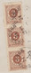 Sweden Uprated Postal Stationery Ganzsache Bahnpost PKXP. No. 68 1893 FRESNO United States ERROR Variety 'Open Ornament' - Abarten Und Kuriositäten