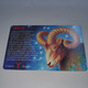 San Marino-(RSM-021)-zodiaco-ARIETE-(23)-(dummy-not Number-out Side)-mint Card+1card Prepiad Free - Saint-Marin
