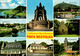 7217 - Deutschland - Porta Westfalica , Weser , Campingplatz , Wittekindsburg , Weserbogen , Mehrbildkarte - Nicht Gelau - Porta Westfalica