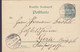 Deutsche Reichspost Postal Stationery Ganzsache 5 Pf. Germania ZEHLENDORF Wannseebahn 1902 GERA (Arr.) (2 Scans) - Other & Unclassified