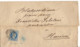 AUTRICHE TCHECOSLOVAQUIE LETTRE OBLITERE DE STRAKONICE 1870 POUR HUSINCI - Storia Postale