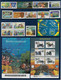 Brazil 2002 Complete Year 47 Commemorative Stamps  + 6 Souvenir Sheets + 10 Definitive Issues Some Yellowish Spots - Annate Complete