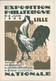 Entier Postal Timbré Sur Commande Exposition Philatélique Lille 1933 20c Semeuse. Illustration Coq Timbre Et Cérès - Enveloppes Types Et TSC (avant 1995)