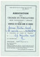 FRANCE - Association Des Croisés Du Purgatoire érigée Canoniquement à Jérusalem - 1965 - Format 8,7 Cm X 12 Cm - Godsdienst & Esoterisme