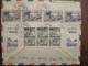 MAROC 1958 TANGER SOCCO FRANCE Lettre Cover Air Mail Enveloppe Cover Recommandé Bloc Voir Dos Aidez Les Tuberculeux - Brieven En Documenten