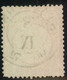 1872, STADTPOST VII. (Dresden) In Schwarz Nachverwendet Auf 1/2 Groschen Gr. Brustschild - Used Stamps