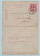 Kaartbrief, Carte Lettre Van Gand, Gent Naar Hainaut Morlanwelz ,met Opdrukzegels Capon Nr 46 - Briefumschläge