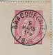 Kaartbrief, Carte Lettre Van Bracquegnies  Naar Bruxelles ,met Opdrukzegels Capon Nr 46 - Sobres-cartas