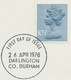 GB 1978 Machin 10 1/2 P Dull Blue Superb FDC FDI-CDS "DARLINGTON / CO. DURHAM" - Machins