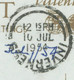 GB „INVERNESS“ Machine Postmark On RP Pc Extremely Rare POSTMARK-ERROR INVERTED - Scozia