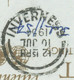 GB „INVERNESS“ Machine Postmark On RP Pc Extremely Rare POSTMARK-ERROR INVERTED - Scozia